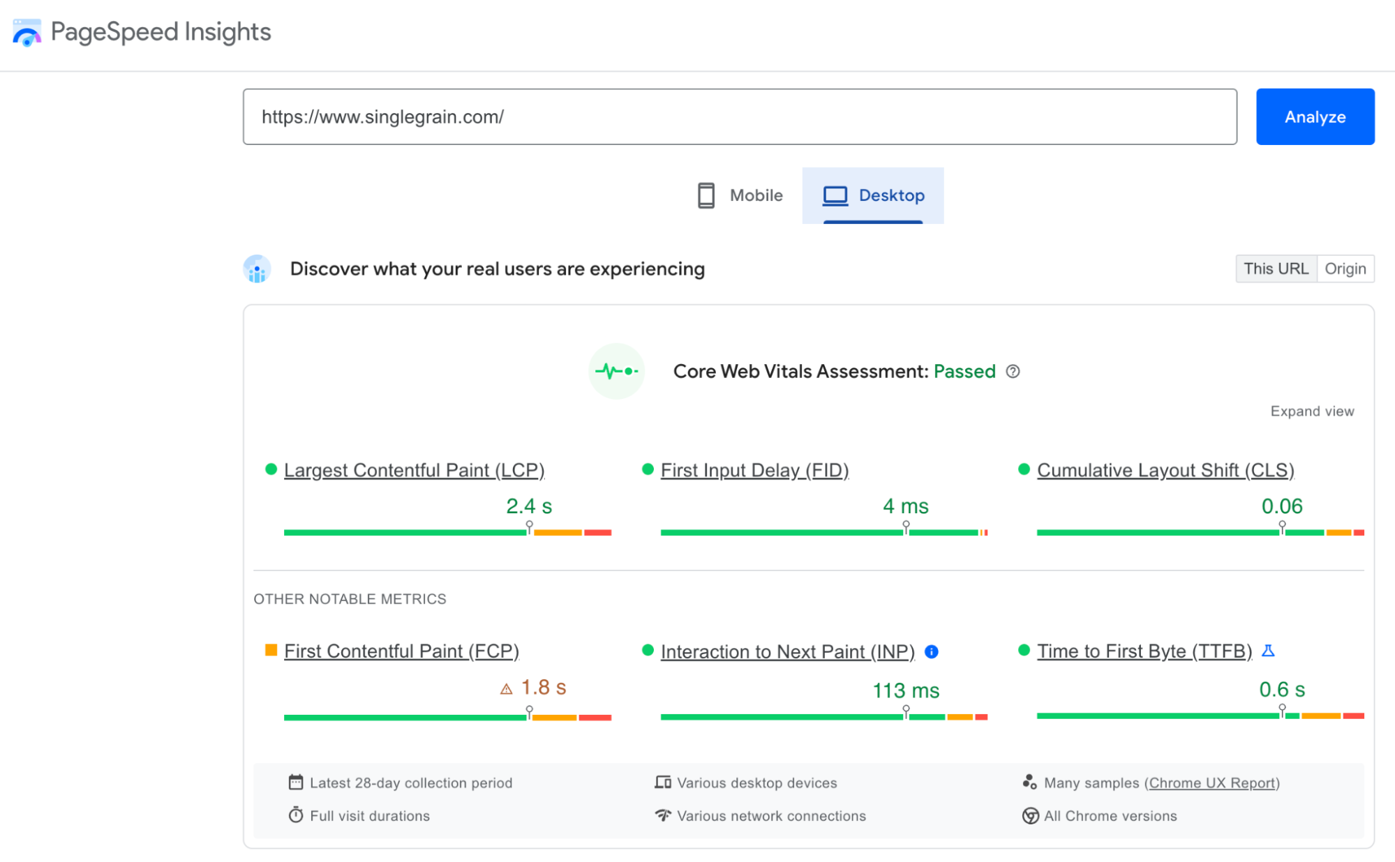 PageSpeed Insights