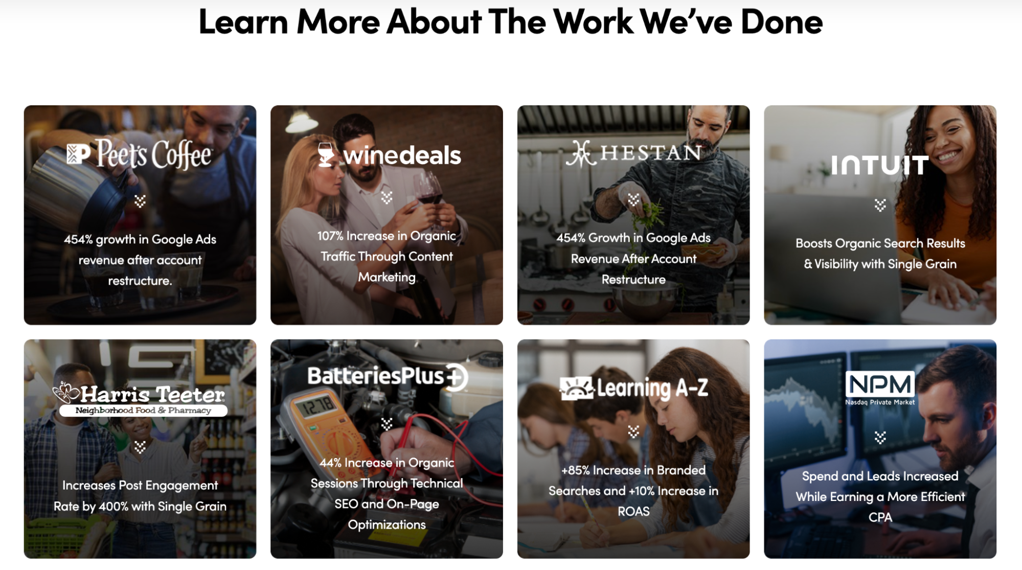 include case studies on your ppc landing page
