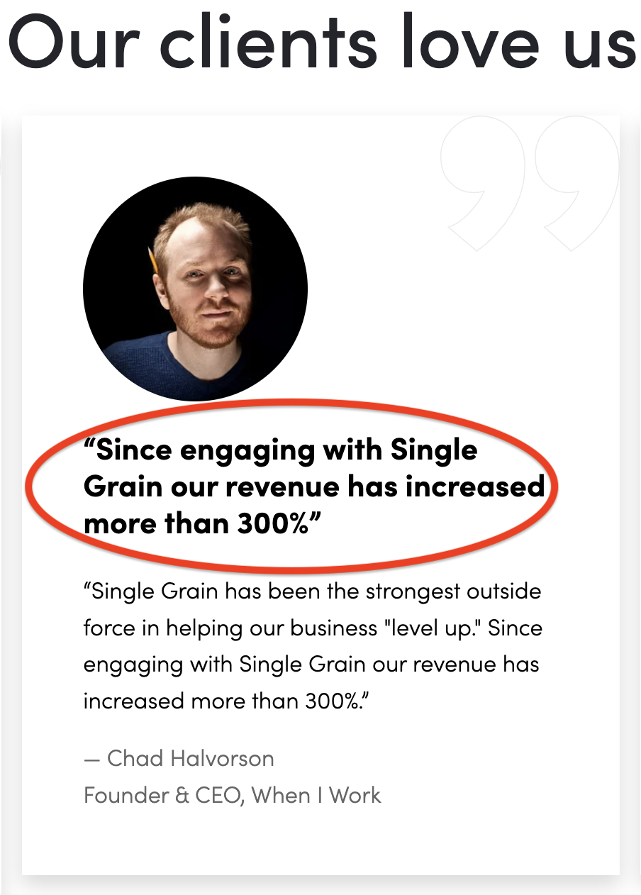 client testimonials should be on a ppc landing page