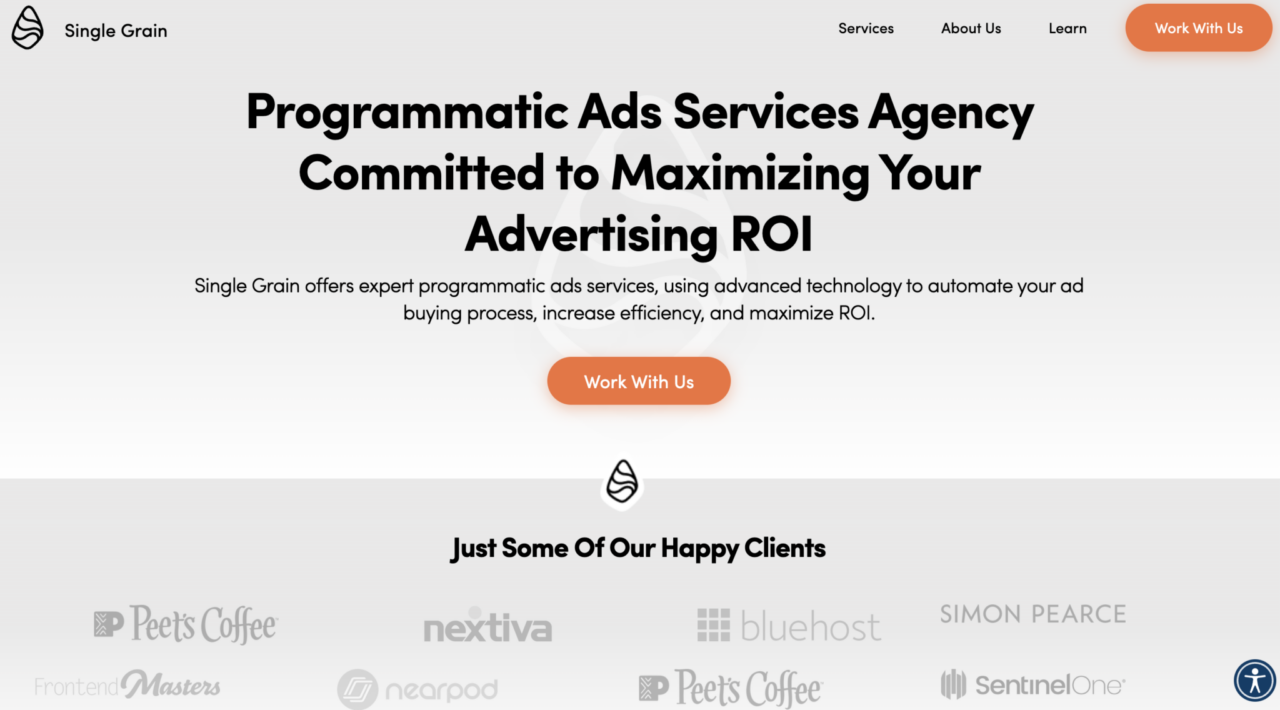 Single Grain Programmatic Ads Services Agency